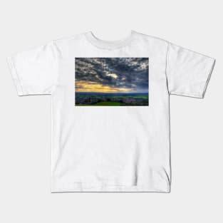 Sunset at Glastonbury Tor Kids T-Shirt